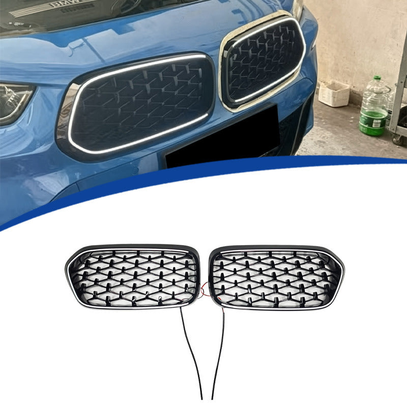 LED Illuminated Meteor Front Grille for BMW X2 F39 (2019 - 2024), Meteor