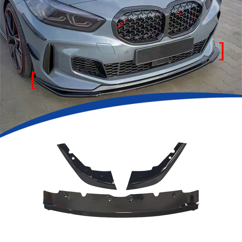 3-Section Front Lip Spoiler for BMW 1 Series F40 (2020 - 2024)