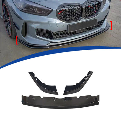 3-Section Front Lip Spoiler for BMW 1 Series F40 (2020 - 2024)