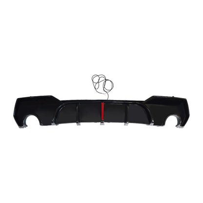 Competition Rear Diffuser Lip for BMW 4 Series G22 (2020 - 2026), Glossy Black