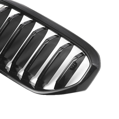 Single-Slat Front Grille for BMW 5 Series G30 (2021 - 2023), Glossy Black