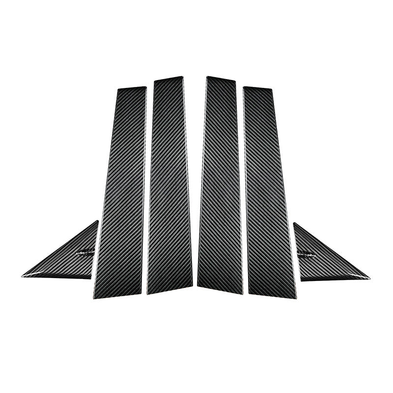 Real Carbon Fiber B-Pillar Trim Strip for Toyota Camry