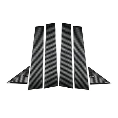 Real Carbon Fiber B-Pillar Trim Strip for Toyota Camry