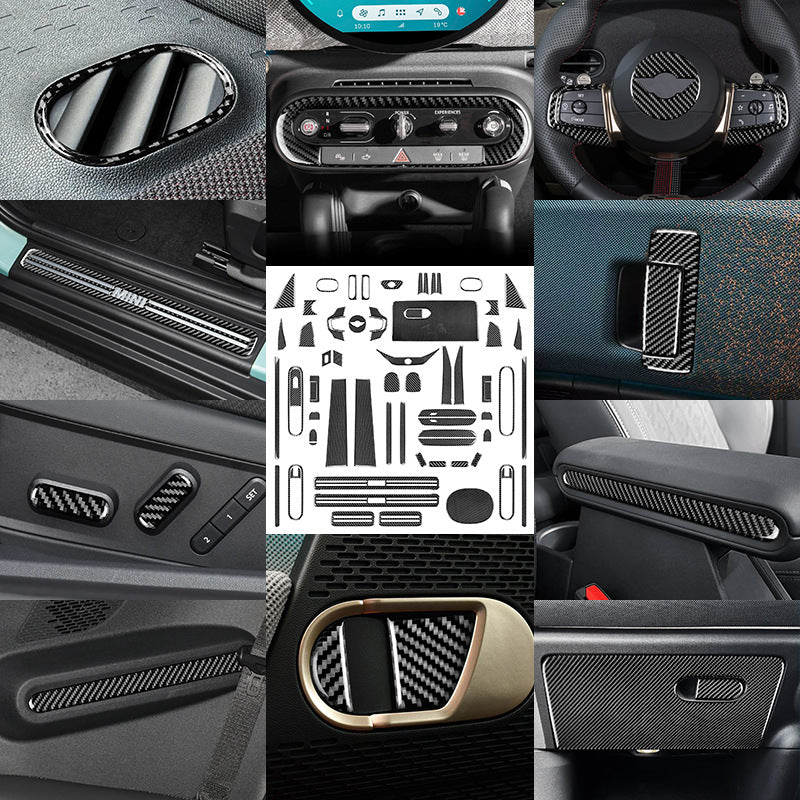 Epoxy Resin Carbon Fiber Interior Trim Kit for MINI J01 Cooper (2024 - 2025)