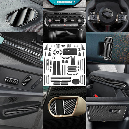 Epoxy Resin Carbon Fiber Interior Trim Kit for MINI J01 Cooper (2024 - 2025)