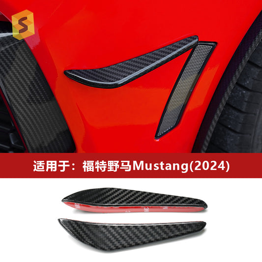 Real Carbon Fiber Canard Trim for Ford / Ford Mustang (2024)