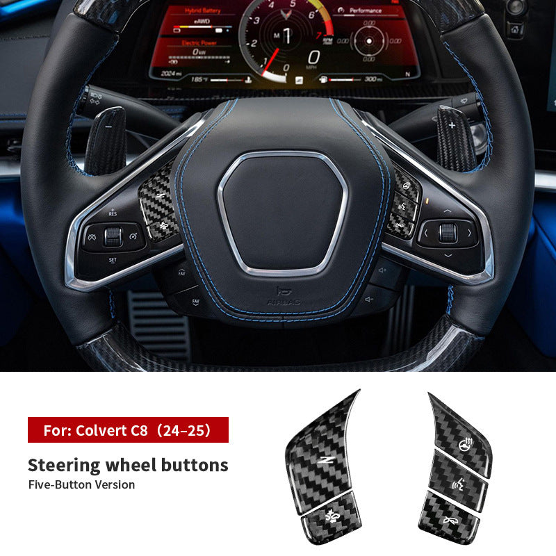 Real Carbon Fiber Decorative Trim Kit for Corvette C8 (2020 - 2025)