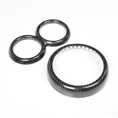 Real Carbon Fiber Gear Shift Panel Frame for MINI
