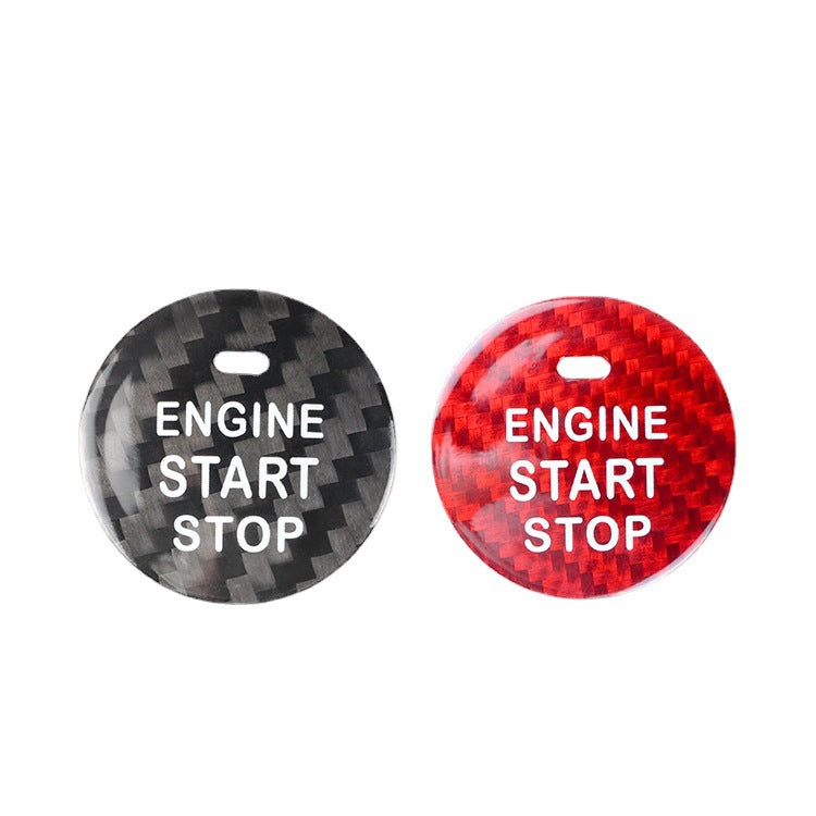 Carbon Fiber Ignition Push-Start Button Trim for Subaru WRX