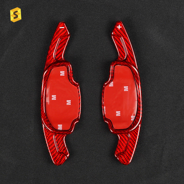 Carbon Fiber Steering Wheel Shift Paddle Cover for Chevrolet Camaro / Buick / Cadillac XT5