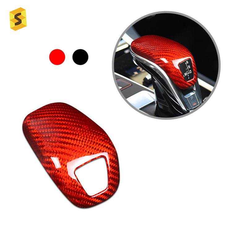 Real Carbon Fiber Gear Shift Knob Cover for Porsche (2017 - 2026)