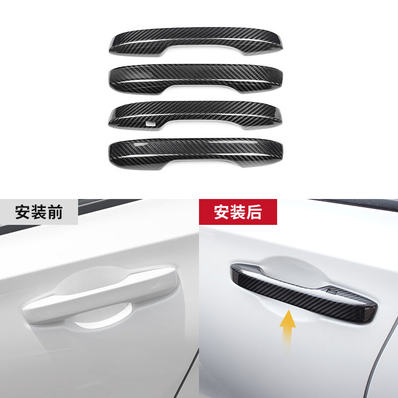 Real Carbon Fiber Door Handle Cover for Honda Civic 11th Gen (2022 - 2023)