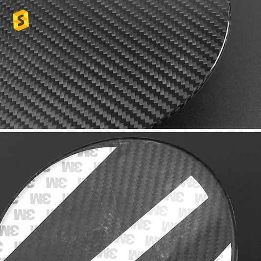 Real Carbon Fiber Fuel Door Cover for Subaru WRX (2015-2021) (alternate view 3)