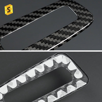 Real Carbon Fiber HUD Switch Frame Trim for Chevrolet Camaro