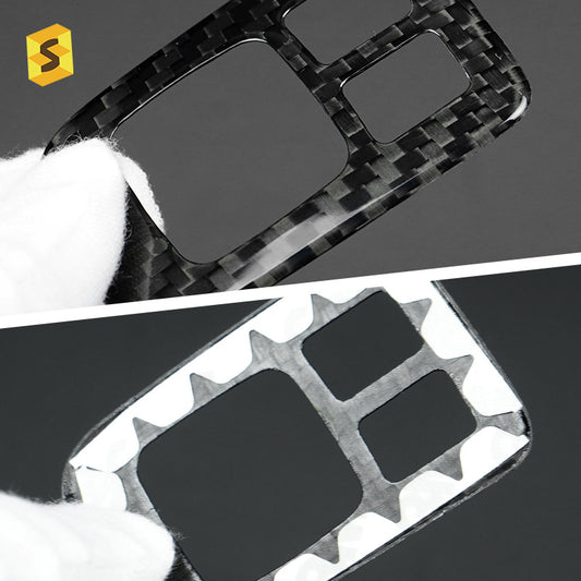 Carbon Fiber Mirror Adjuster Panel Cover for Ford Bronco (alternate view 3)