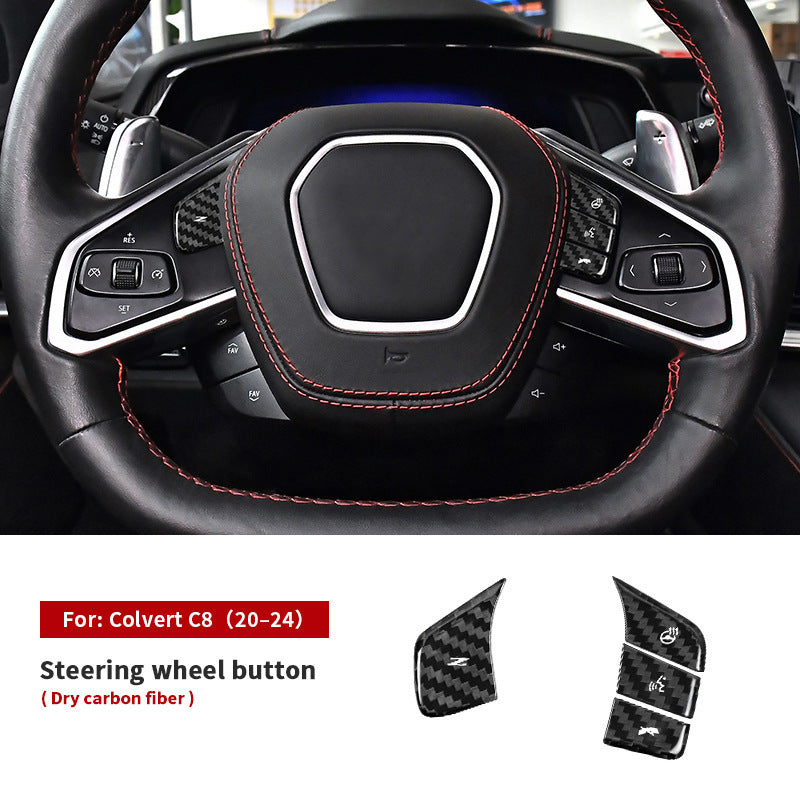 Real Carbon Fiber Decorative Trim Kit for Corvette C8 (2020 - 2025)