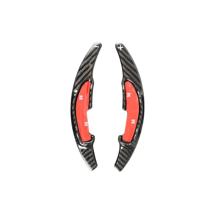 Real Carbon Fiber Steering Wheel Shift Paddle Cover for BMW M Series / X6 M