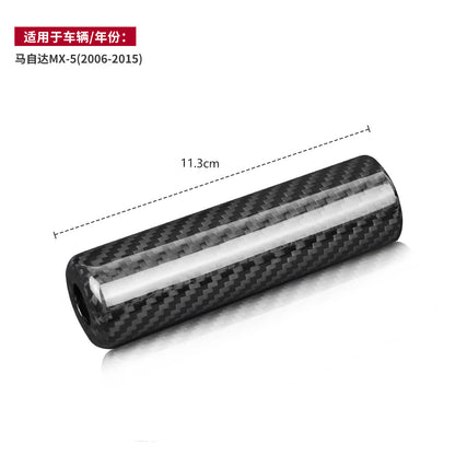 Real Carbon Fiber Mechanical Handbrake Sleeve Cover for Mazda MX-5