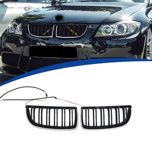 LED Illuminated Double-Slat Grille for BMW 3 Series E90
