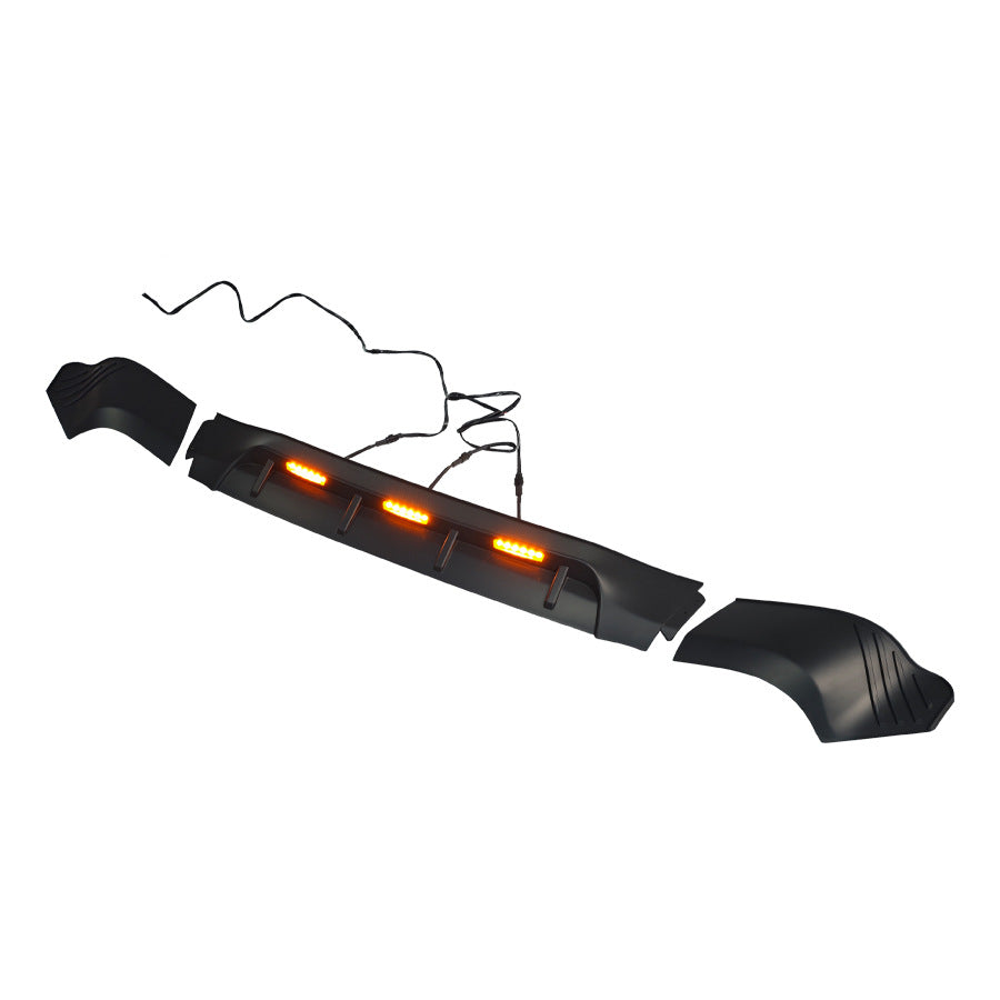 LED Illuminated 3-Section Mud Flaps for Dodge Ram 1500 (2019 - 2024)