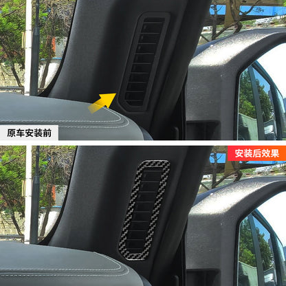 Real Carbon Fiber A-Pillar Air Vent Trim for Ford Bronco (2021 - 2025)