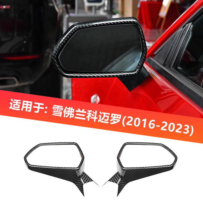 Real Carbon Fiber Side Mirror Front Frame Trim for Chevrolet Camaro (2016 - 2023)