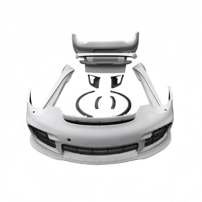 适用保时捷997 turbo改装升级GT2款大包围前杠后杠侧裙尾翼轮眉