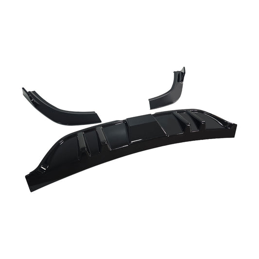 Blacked-Out 3-Section Rear Diffuser Lip for Lexus RX350 (alternate view 2)