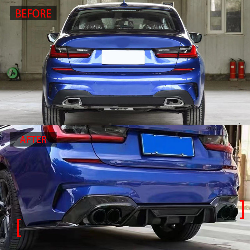 Illuminated Competition Rear Diffuser Lip for BMW 3 Series G20 (2019 - 2022)