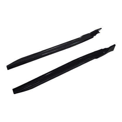 Blacked-Out Side Skirts for BMW X2 U10 (2023 - 2026), Glossy Black