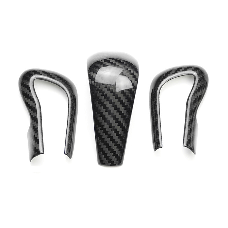 Real Carbon Fiber Gear Shift Knob Cover for Mazda 3