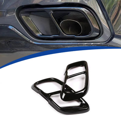 Exhaust Tip Covers for BMW X5 G05 / BMW X6 G06 / BMW X7 G07 (2019 - 2026), Black