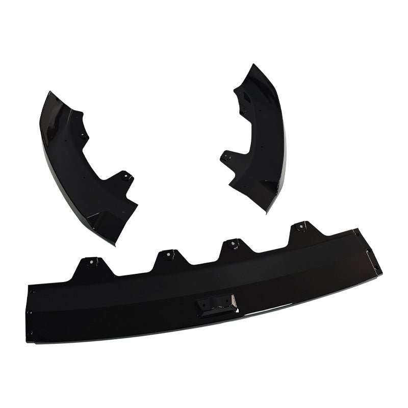 TOP-Style 3-Section Front Lip Spoiler for BMW X3 G45 (2024 - 2026), Glossy Black