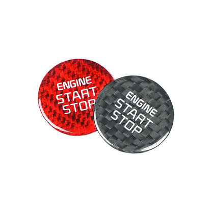 Real Carbon Fiber Push-Start Button Trim for Hyundai Elantra / Tucson