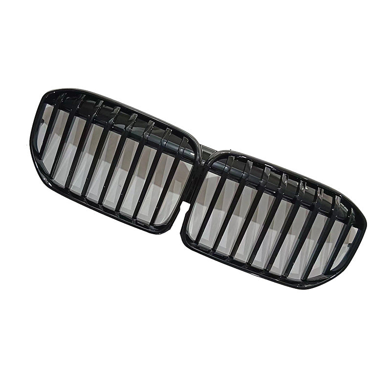 MP-Style Single-Slat Front Grille for BMW 7 Series G12 (2019 - 2022), Glossy Black