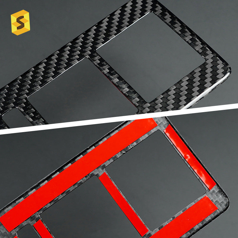 Real Carbon Fiber Window Switch Trim for Ford Bronco (2021 - 2025)