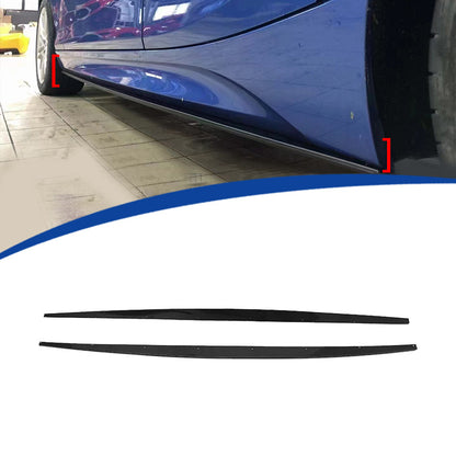 MT Sport Sport Side Skirts for BMW 1 Series F20 (2013 - 2019), Glossy Black