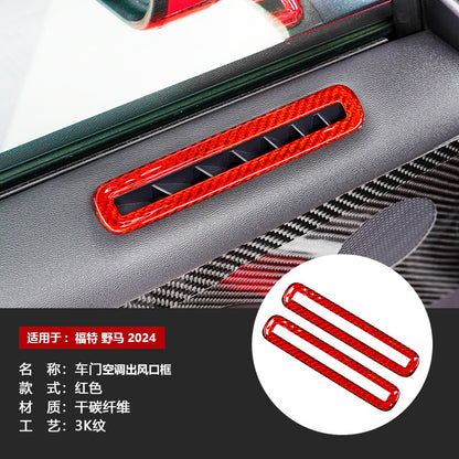 Real Carbon Fiber Air Vent Trim for Ford / Ford Mustang (2024)