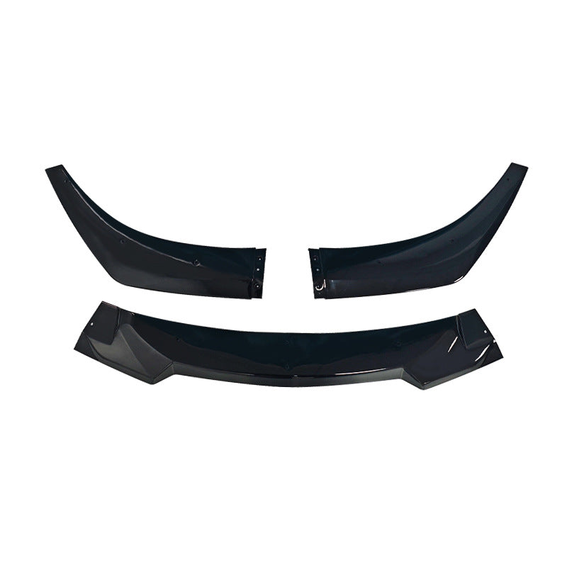 3-Section Front Lip Spoiler for BMW 6 Series F06 (2012 - 2018), Glossy Black