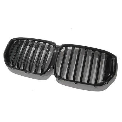 MP-Style Single-Slat Front Grille for BMW X5 G05 (2023 - 2026), Glossy Black