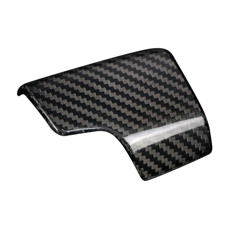 Real Carbon Fiber Gear Shift Knob Cover for Audi A6 / A7 / A8 / Q7 / Q8