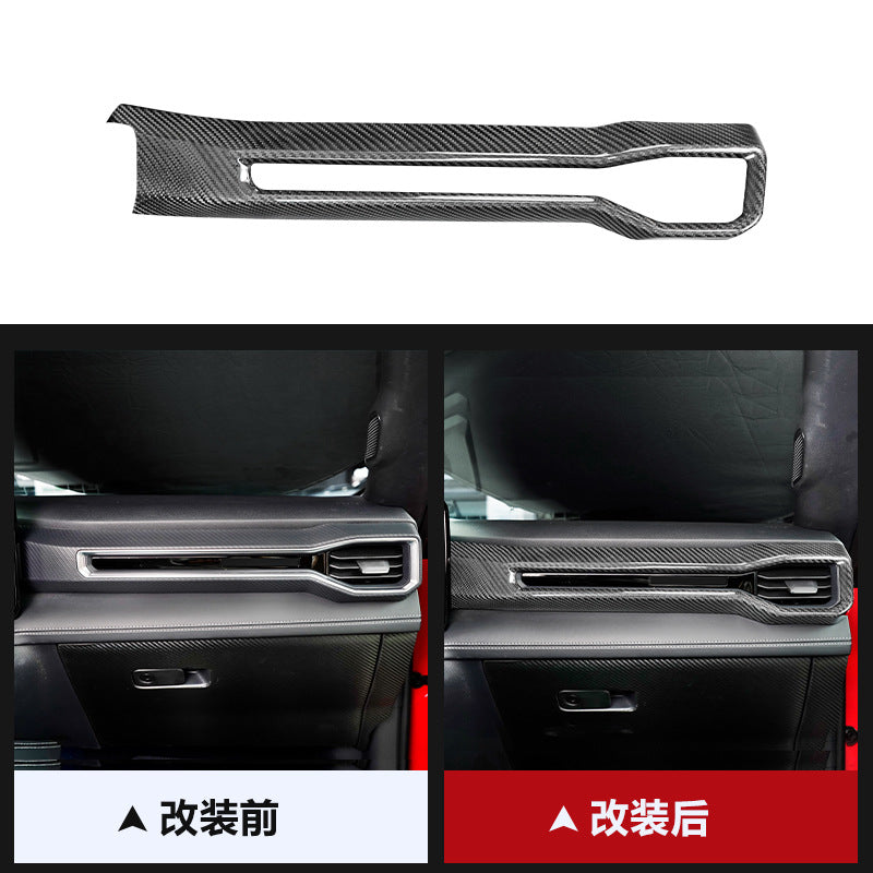 Real Carbon Fiber Dashboard Trim for Ford Mustang (2024)