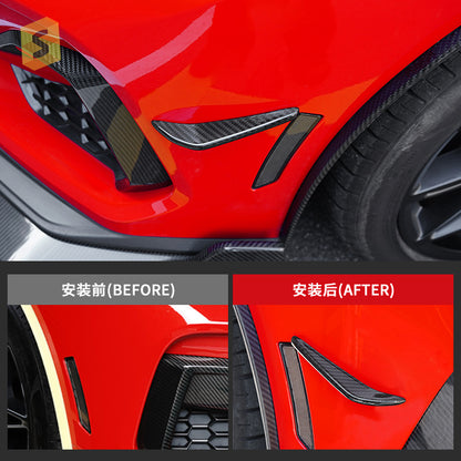 Real Carbon Fiber Canard Trim for Ford / Ford Mustang (2024)