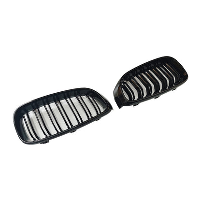 Double-Slat Front Grille for BMW / BMW 3 Series F34 (2013 - 2019), Glossy Black