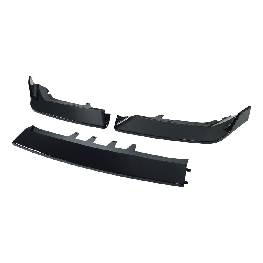 3-Section MP-Style Front Lip Spoiler for BMW 7 Series (2023 - 2026), Glossy Black