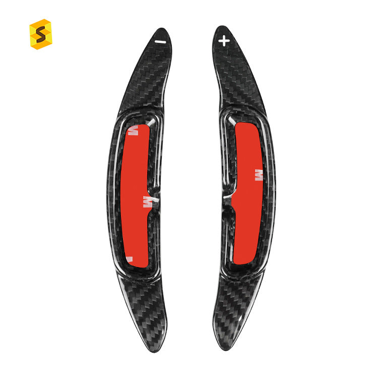 Carbon Fiber Steering Wheel Shift Paddle Cover for Porsche Taycan / Macan / 911