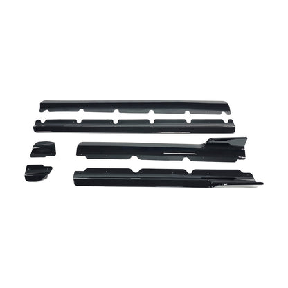 Blacked-Out Side Skirts for Lexus RX350 / Lexus RX500 (2023 - 2026), Glossy Black