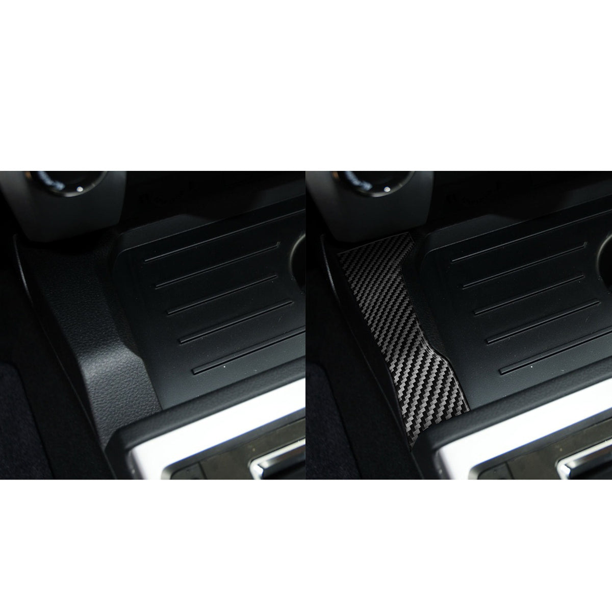 Prepreg Dry Carbon 3*3 3K Carbon Fiber Interior Center Console Gear Shift Base Trim for Toyota Tundra XK50 Facelift (2014-2021)