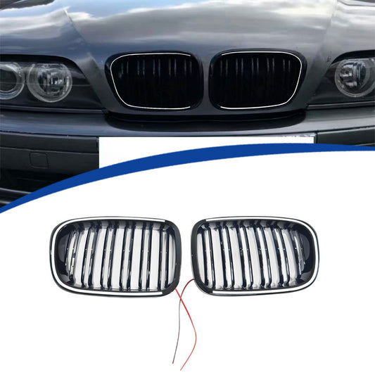 LED Illuminated 4-Door Front Grille for BMW 3 Series E46