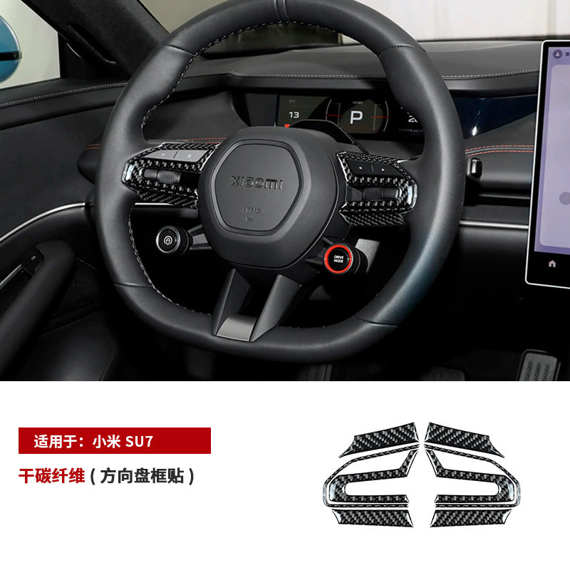Epoxy Resin Carbon Fiber Interior Trim Kit for Xiaomi SU7 / SU7 Ultra (2024 - 2025)